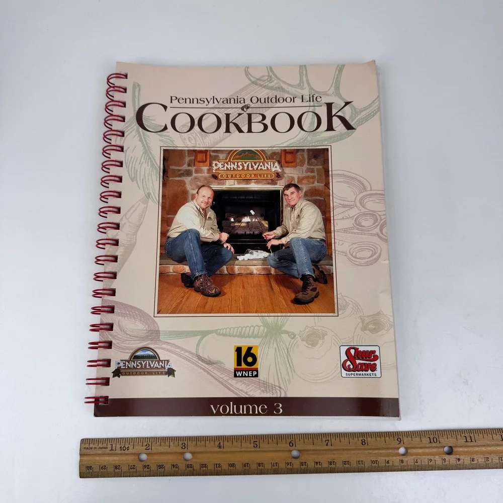 Vtg 2005 Pennsylvania Outdoor Life Cookbook Softcover Vol 3‎ WNEP Scranton NEPA